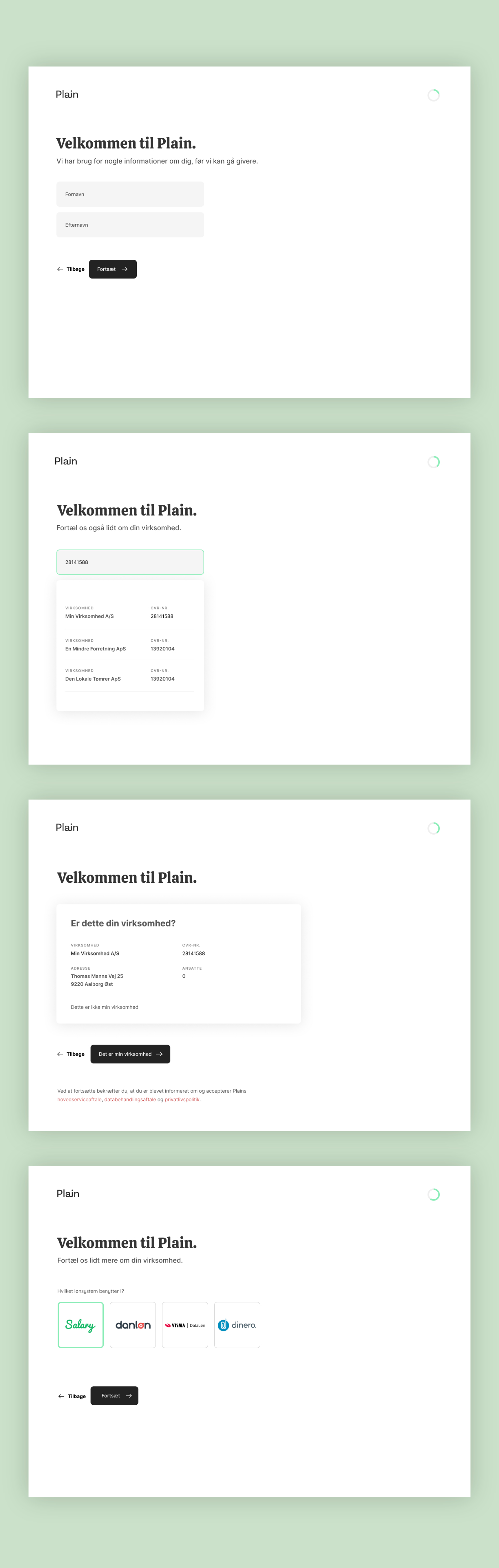 Plain Insurance Onboarding