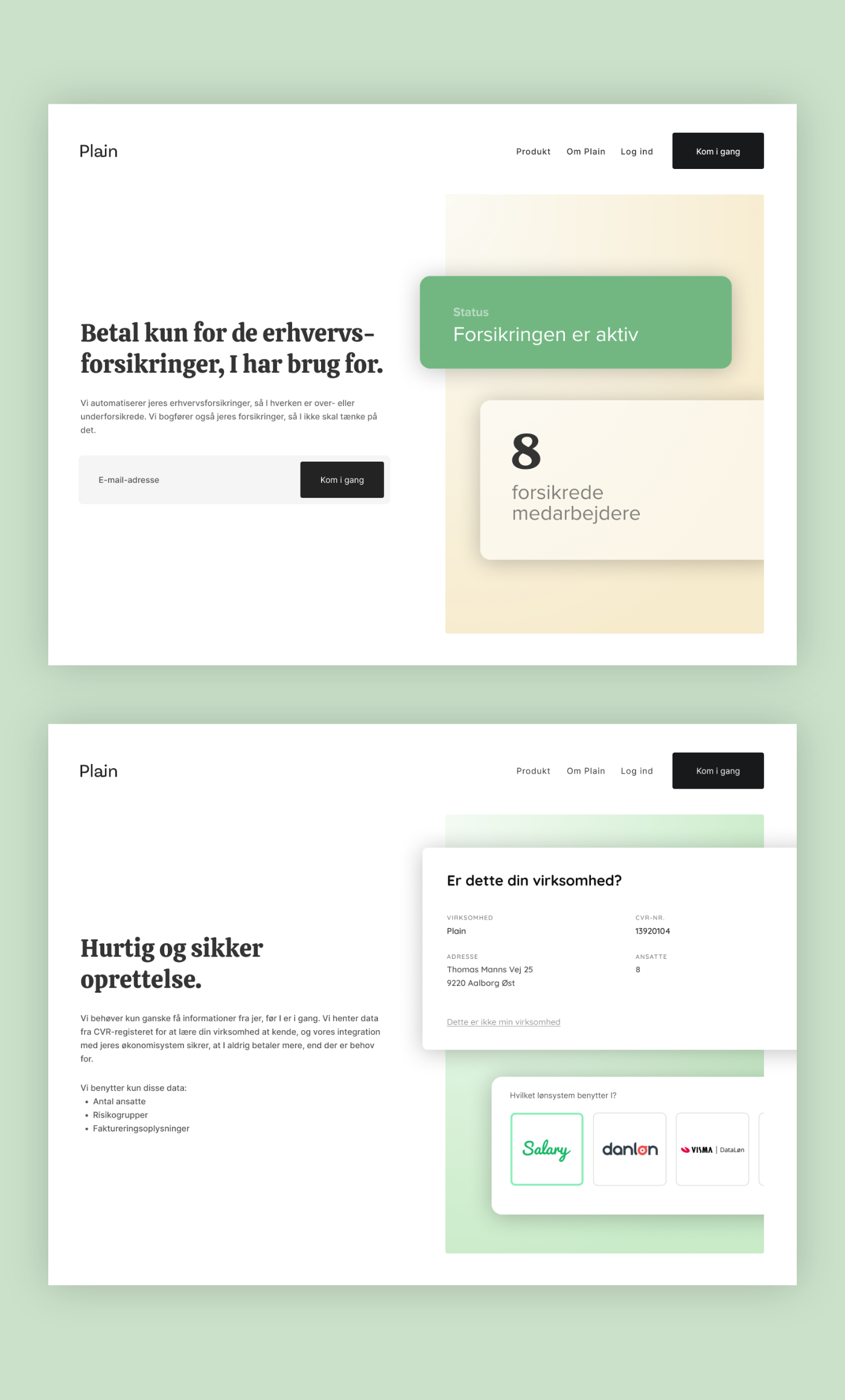 Plain Website